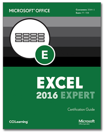 MOS Excel 2016 Expert exam 77-728