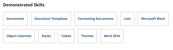 MOS Word 2016 Core Exam 77-725