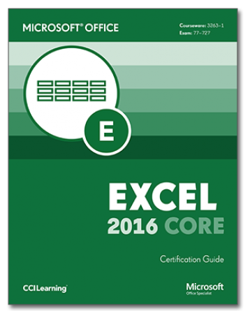 Zz Excel Core 2016 | Mouse Training London Ltd MOS Excel 2016 Core
