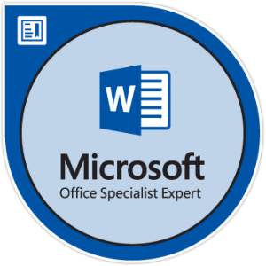 Microsoft MOS Word Expert 2019