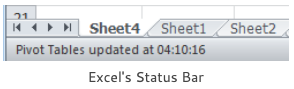 Status Bar | Mouse Training London Ltd status bar