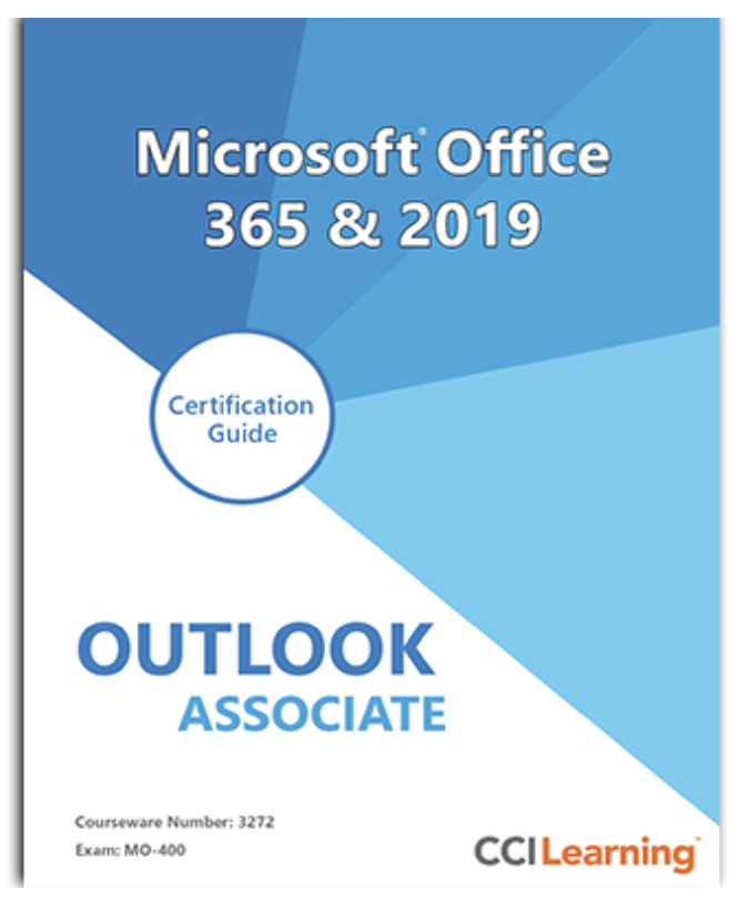 Outlook 365 & 2019 Mo-400 Associate Front-cover | Mouse Training London Ltd Microsoft MOS Outlook Office 2019