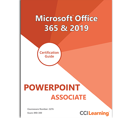 Powerpoint 365 & 2019 Mo-300 Associate Front Cover | Mouse Training London Ltd Microsoft MOS PowerPoint Office 2019