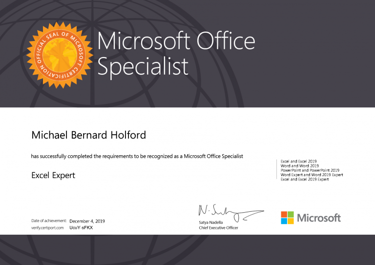 Microsoft MOS Excel Expert APPS MO-211