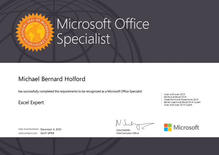 Excel Expert Certificate and Excel 2019 | Mouse Training London Ltd MOS Excel Expert Apps MO-211