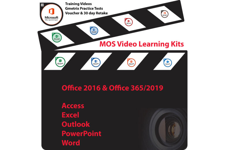 Mos Training Vidio Learning Kits | Mouse Training London Ltd MOS Exam Vouchers with retake