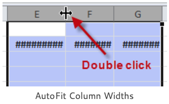 autofit column widths