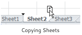 copying sheets