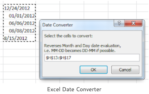 Excel Converting USA Dates to UK Dates