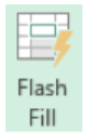 Microsoft Excel Flash Fill