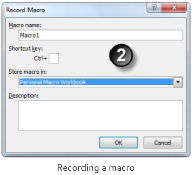 recording a macro