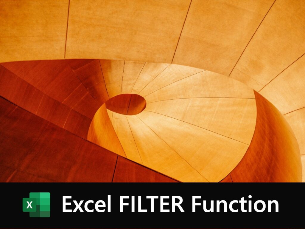 Excel FILTER function