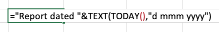 date formula with formatting