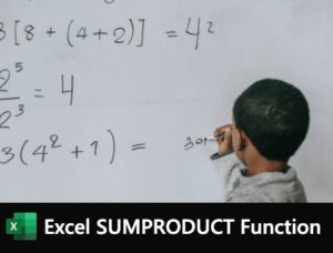 Excel SUMPRODUCT function